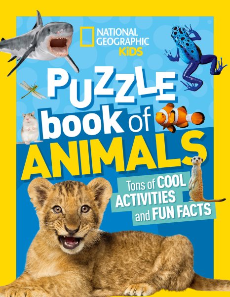 National Geographic Kids Puzzle Book: Animals (NGK Puzzle Books) cover