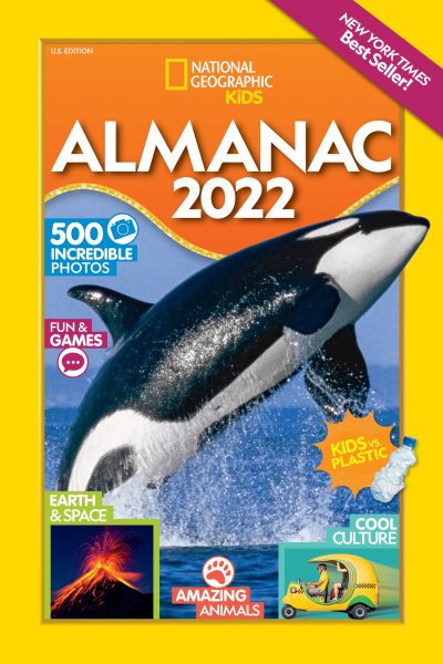 National Geographic Kids Almanac 2022, U.S. Edition cover