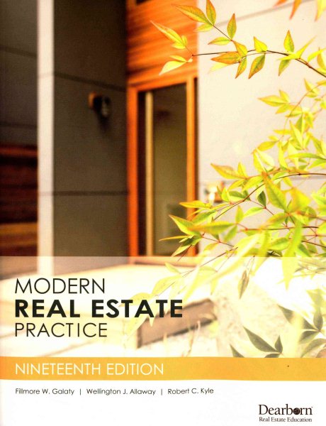 Modern Real Estate Practice, 19th Edition cover