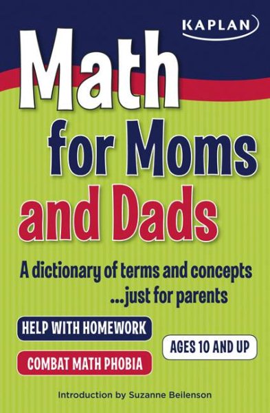 Math for Moms and Dads: A dictionary of terms and concepts...just for parents cover