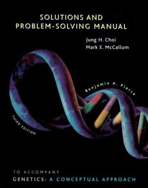 Genetics Solutions Manual cover