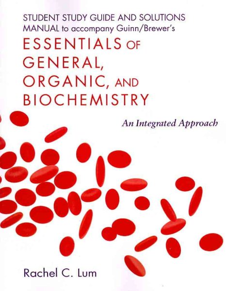 Student Study Guide/Solutions Manual for Essentials of General, Organic, and Biochemistry cover