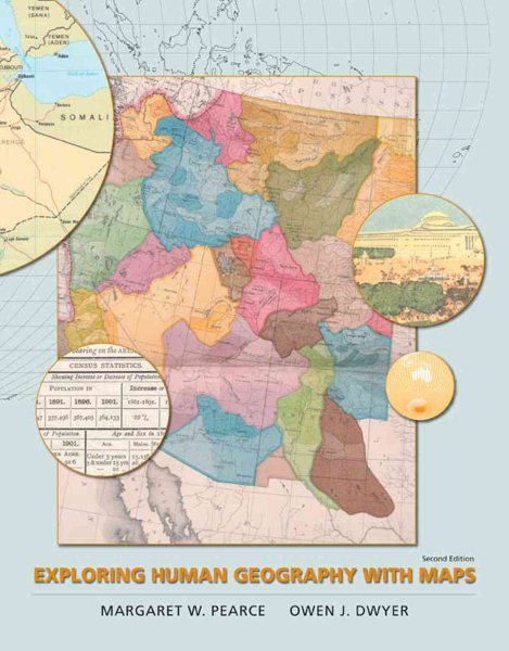 Exploring Human Geography with Maps: (Paperback and Web Site) cover