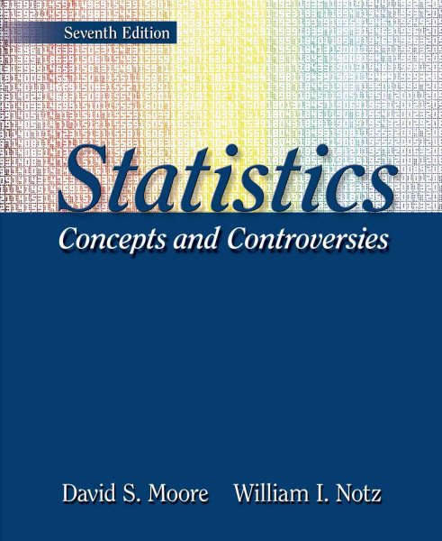 Statistics Concepts and Controversies 2009 cover