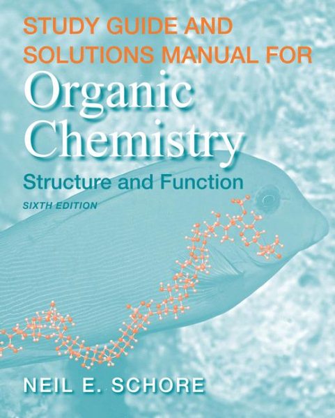 Study Guide/Solutions Manual for Organic Chemistry cover