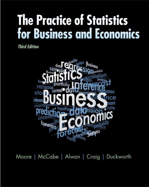 The Practice of Statistics for Business and Economics: w/Student CD cover