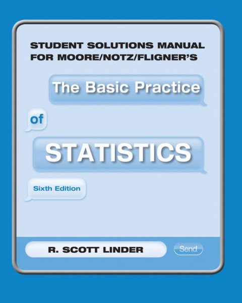 Student Solutions Manual for Moore/Notz/Fligner's the Basic Practice of Statistics cover
