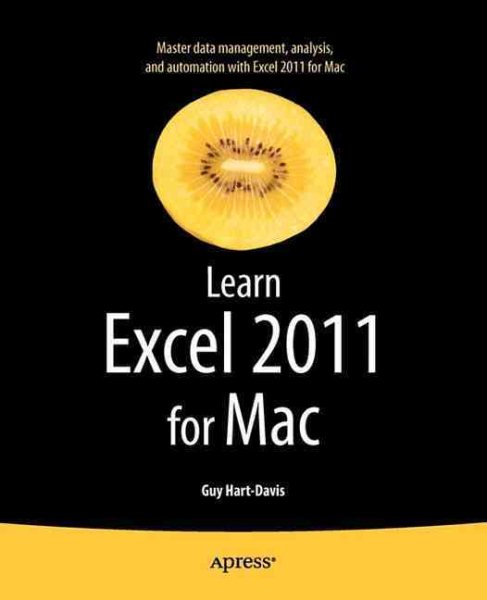 Learn Excel 2011 for Mac cover