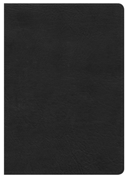 NKJV Large Print Compact Reference Bible, Black LeatherTouch cover