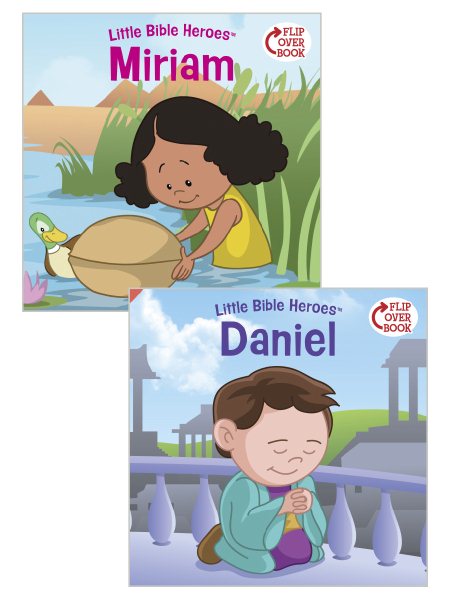Miriam/Daniel Flip-Over Book (Little Bible Heroes™) cover