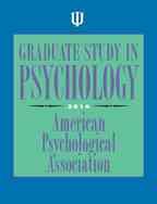 Graduate Study in Psychology 2010 cover