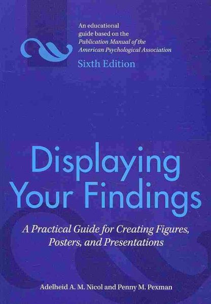Displaying Your Findings (A Practical Guide for Creating Figures, Posters, and Presentations) cover