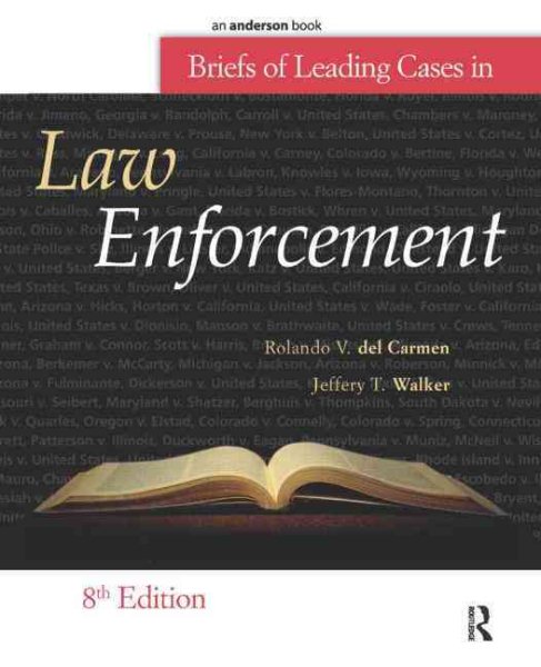 Briefs of Leading Cases in Law Enforcement cover