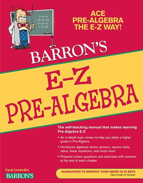 E-Z Pre-Algebra (Barron's E-Z Series) cover