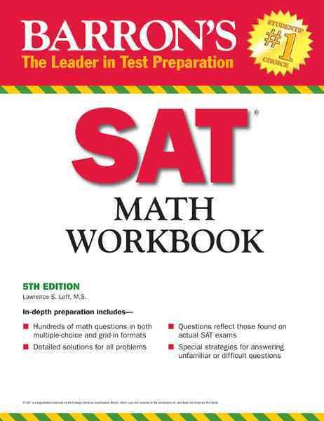 Barron's SAT Math Workbook, 5th Edition cover