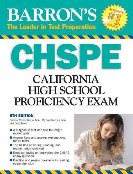 Barron's CHSPE: California High School Proficiency Exam cover