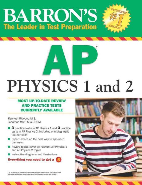 Barron's AP Physics 1 and 2 cover