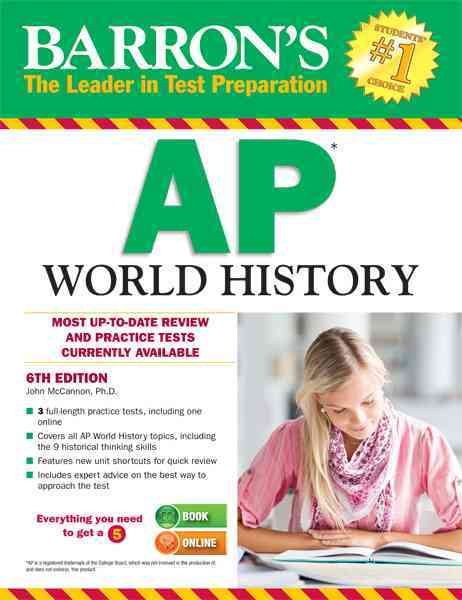 Barron's AP World History, 6th Edition cover