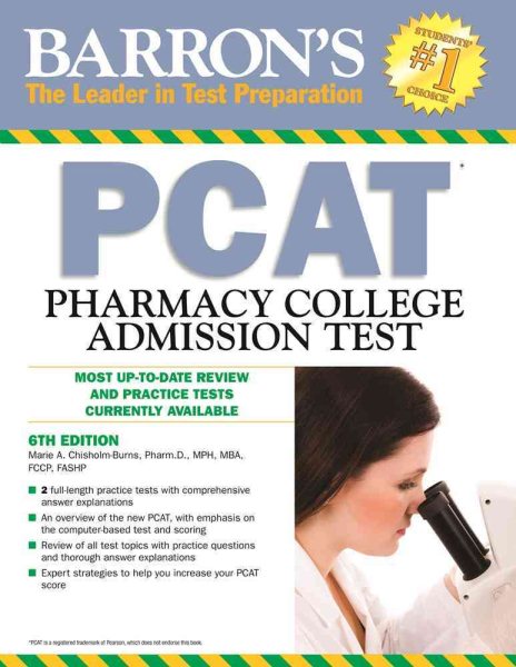 Barron's PCAT, 6th Edition: Pharmacy College Admission Test cover