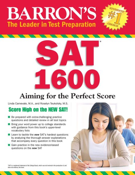 Barron's SAT 1600: Revised for the NEW SAT cover