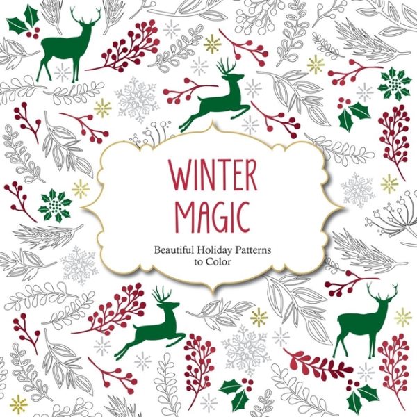 Winter Magic: Christmas Patterns to Color (Color Magic) cover