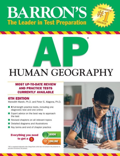 Barron's AP Human Geography, 6th Edition cover