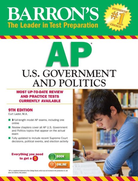 Barron's AP U.S. Government and Politics, 9th Edition cover