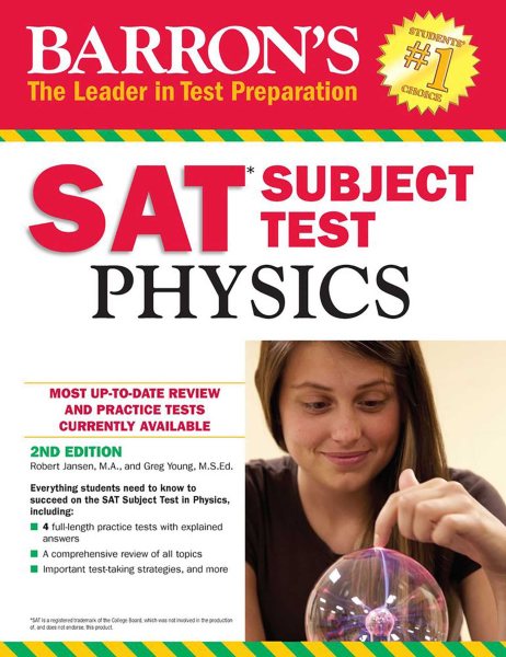 Barron's SAT Subject Test: Physics, 2nd Edition cover