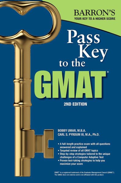 Pass Key to the GMAT (Barron's Test Prep) cover