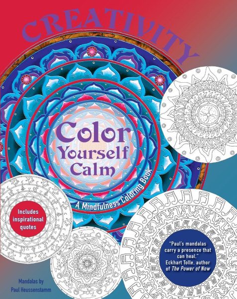 Creativity: A Mindfulness Coloring Book (Color Yourself Calm Series) cover