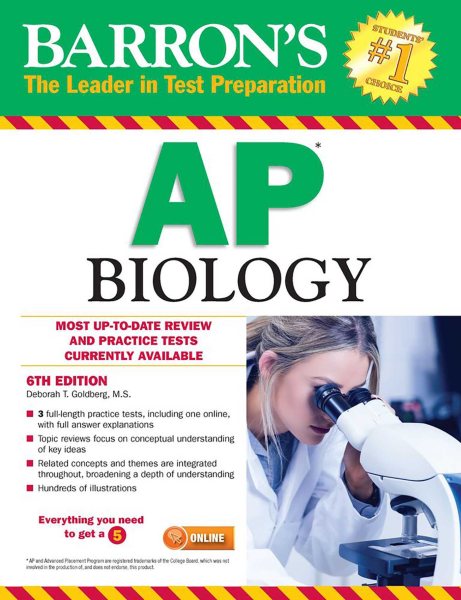 Barron's AP Biology, 6th Edition cover