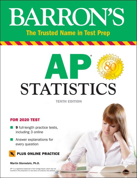 AP Statistics with Online Tests (Barron's Test Prep) cover
