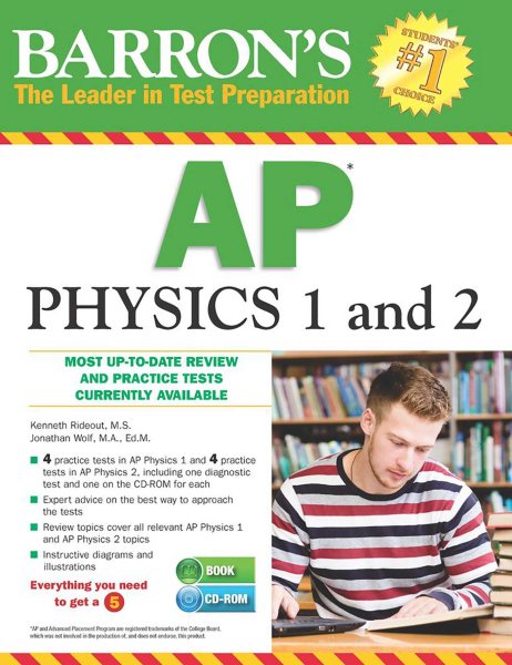Barron's AP Physics 1 and 2 with CD-ROM