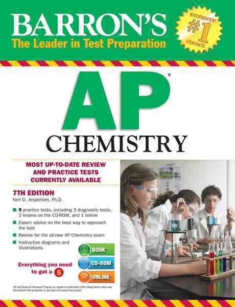 Barron's AP Chemistry with CD-ROM, 7th Edition cover