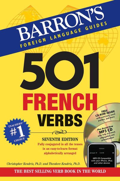 501 French Verbs: with CD-ROM and MP3 CD (501 Verb Series) cover