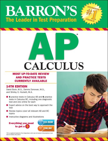 Barron's AP Calculus with CD-ROM, 14th Edition