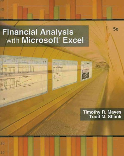 Financial Analysis with Microsoft Excel 2007 cover