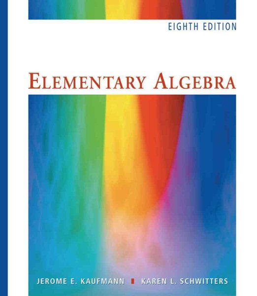 Elementary Algebra, Revised (with Interactive Video Skillbuilder CD-ROM and iLrn™ Student Tutorial Printed Access Card) cover