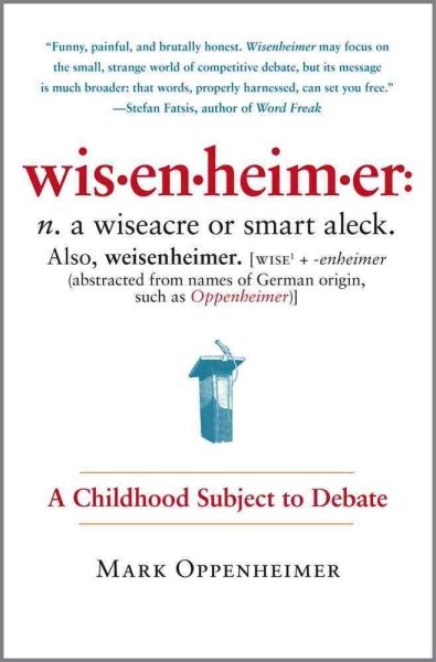 Wisenheimer: A Childhood Subject to Debate cover