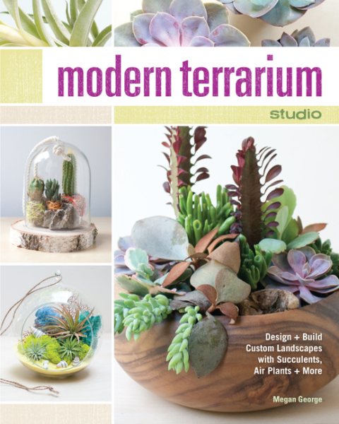 Modern Terrarium Studio: Design + Build Custom Landscapes with Succulents, Air Plants + More cover