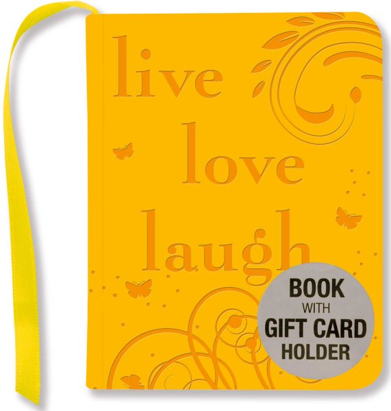 Live, Love, Laugh (mini book, gift card holder) cover