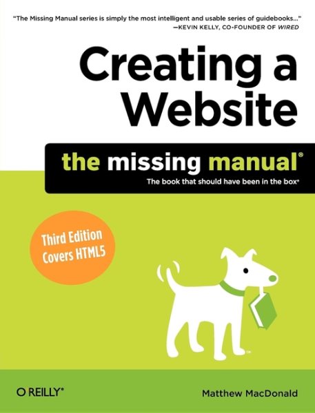 Creating a Website: The Missing Manual cover