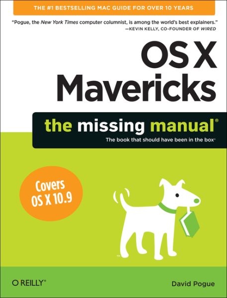 OS X Mavericks: The Missing Manual cover
