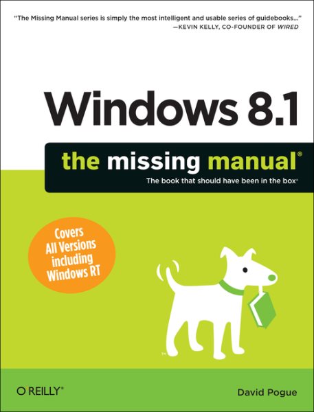 Windows 8.1: The Missing Manual (Missing Manuals) cover