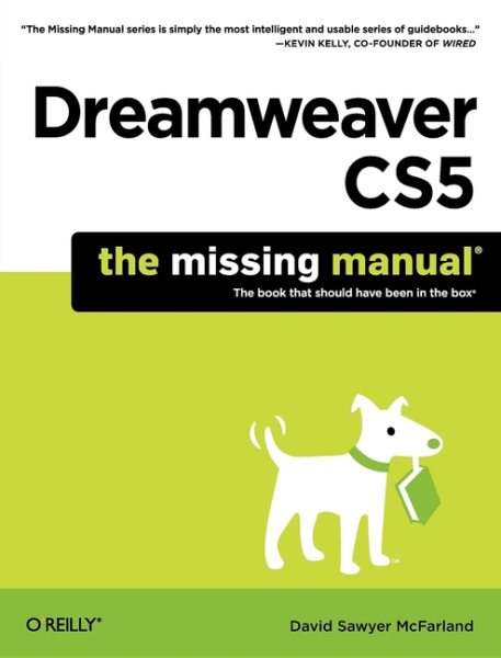 Dreamweaver CS5: The Missing Manual cover