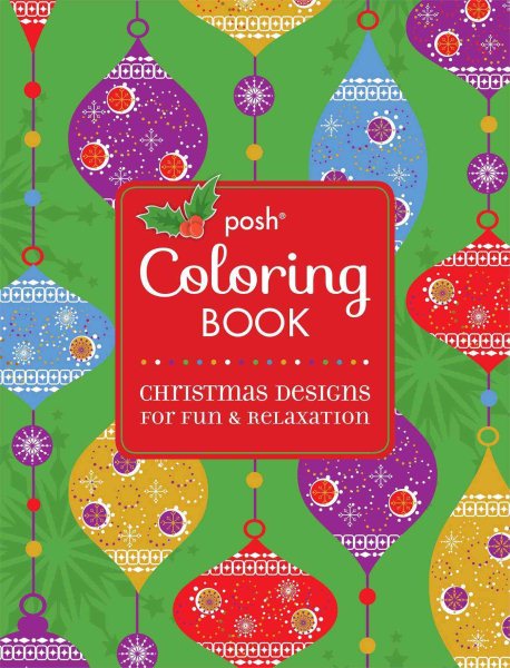 Posh Adult Coloring Book: Christmas Designs for Fun & Relaxation (Posh Coloring Books) (Volume 4) cover