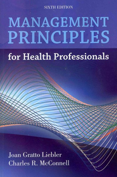 Management Principles for Health Professionals cover