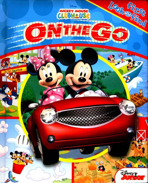 Disney Mickey Mouse Clubhouse - On the Go - My First Look and Find Activity Book - PI Kids (First Look and Find: Mickey Mouse Clubhouse) cover