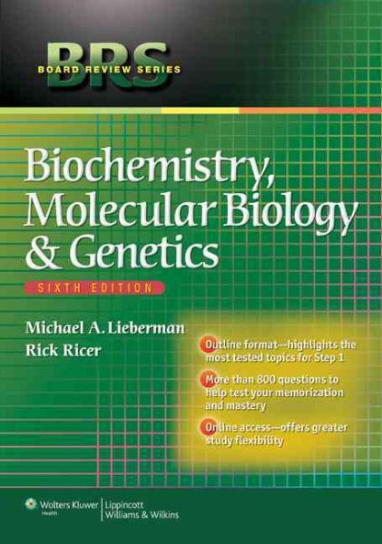 Biochemistry, Molecular Biology, and Genetics (Board Review) cover