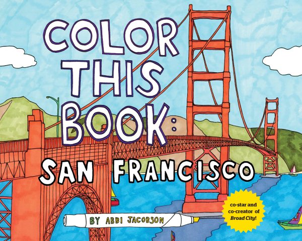Color this Book: San Francisco cover
